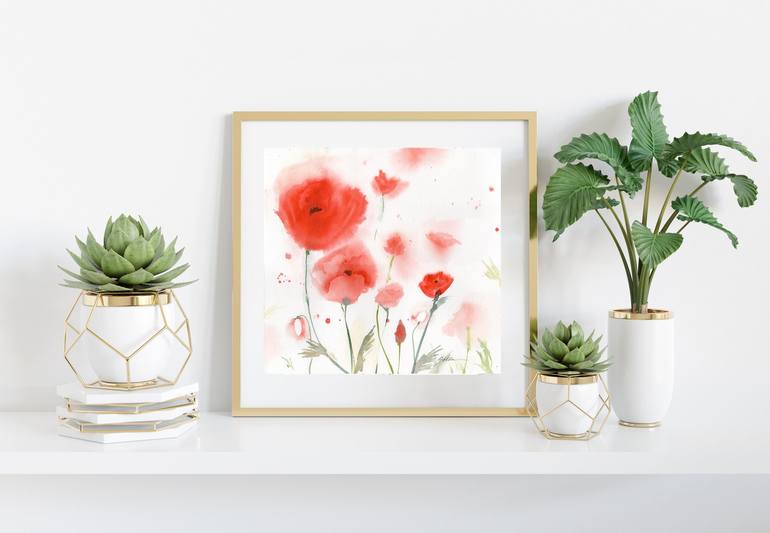 Original Floral Painting by Sheila Golden