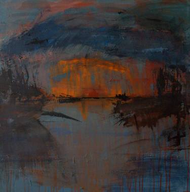 Original Abstract Expressionism Landscape Paintings by A K Dayton