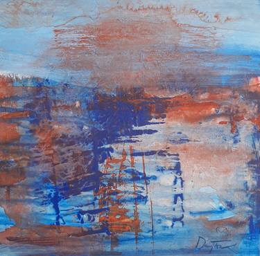 Original Abstract Seascape Paintings by A K Dayton