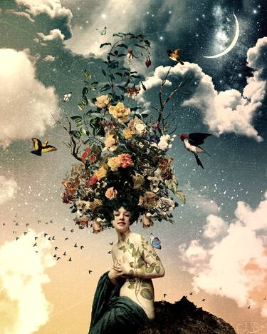 Original Conceptual Nature Collage by Fabiana Belmonte