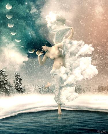 Original Conceptual Nature Collage by Fabiana Belmonte