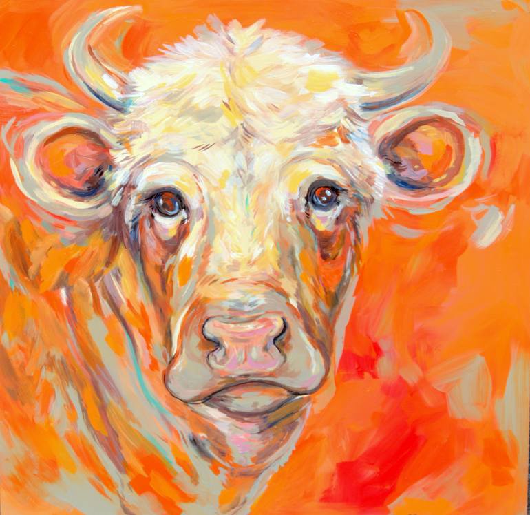 Original Abstract Animal Painting by Christina Davis