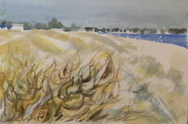 Original Beach Paintings by kathleen burke