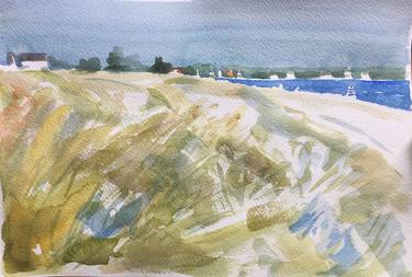 Original Realism Beach Paintings by kathleen burke