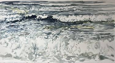 Original Impressionism Seascape Painting by Kathleen Burke