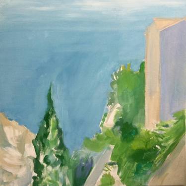 Original Impressionism Beach Paintings by Kathleen Burke