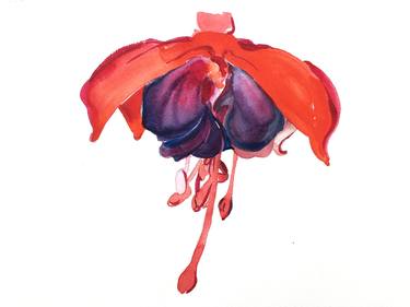 Original Floral Paintings by kathleen burke