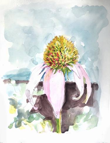 Original Fine Art Floral Paintings by kathleen burke