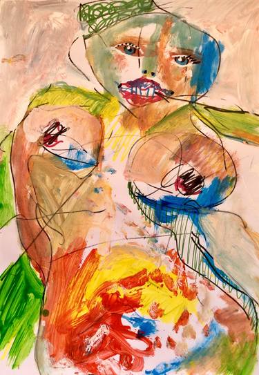Original Expressionism Nude Paintings by ATELIER ALSICAN