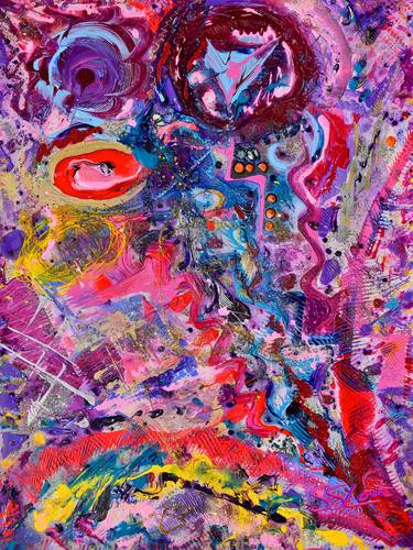 Original Abstract Popular culture Paintings by Love Art Factory Sher and Sterling Love