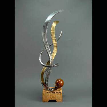 Original Abstract Sculpture by John William Powell