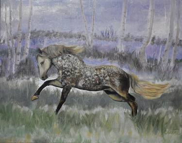 Print of Horse Paintings by Anne Cameron Cutri