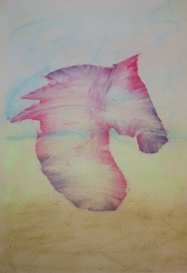 Original Abstract Horse Drawings by Ceridwen Powell