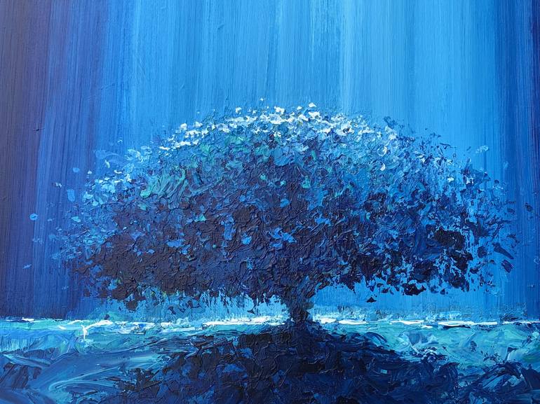 Original Figurative Tree Painting by Alessandro Piras