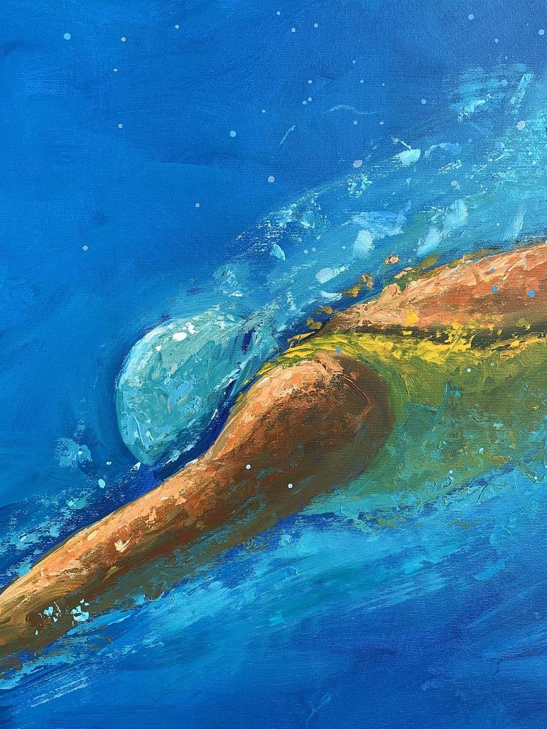 Original Figurative Water Painting by Alessandro Piras