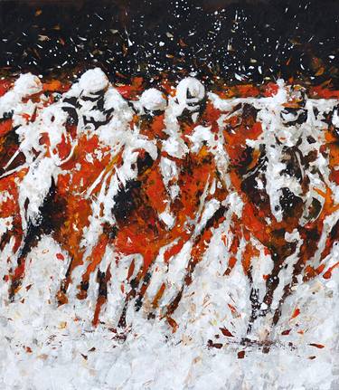 Print of Figurative Horse Paintings by Alessandro Piras
