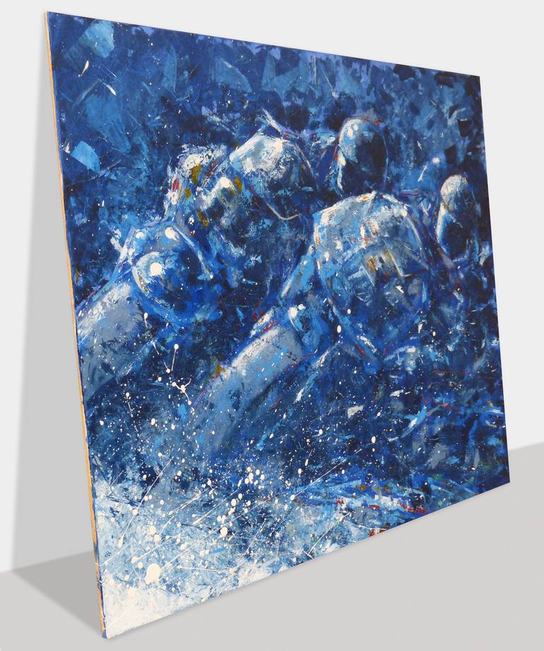 Original Impressionism Sport Painting by Alessandro Piras