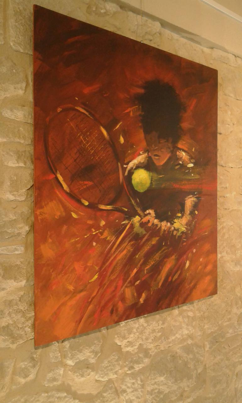 Original Abstract Sports Painting by Alessandro Piras