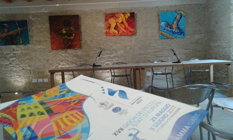 Original Abstract Sports Painting by Alessandro Piras