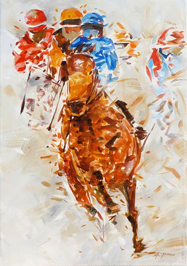 Print of Impressionism Horse Paintings by Alessandro Piras