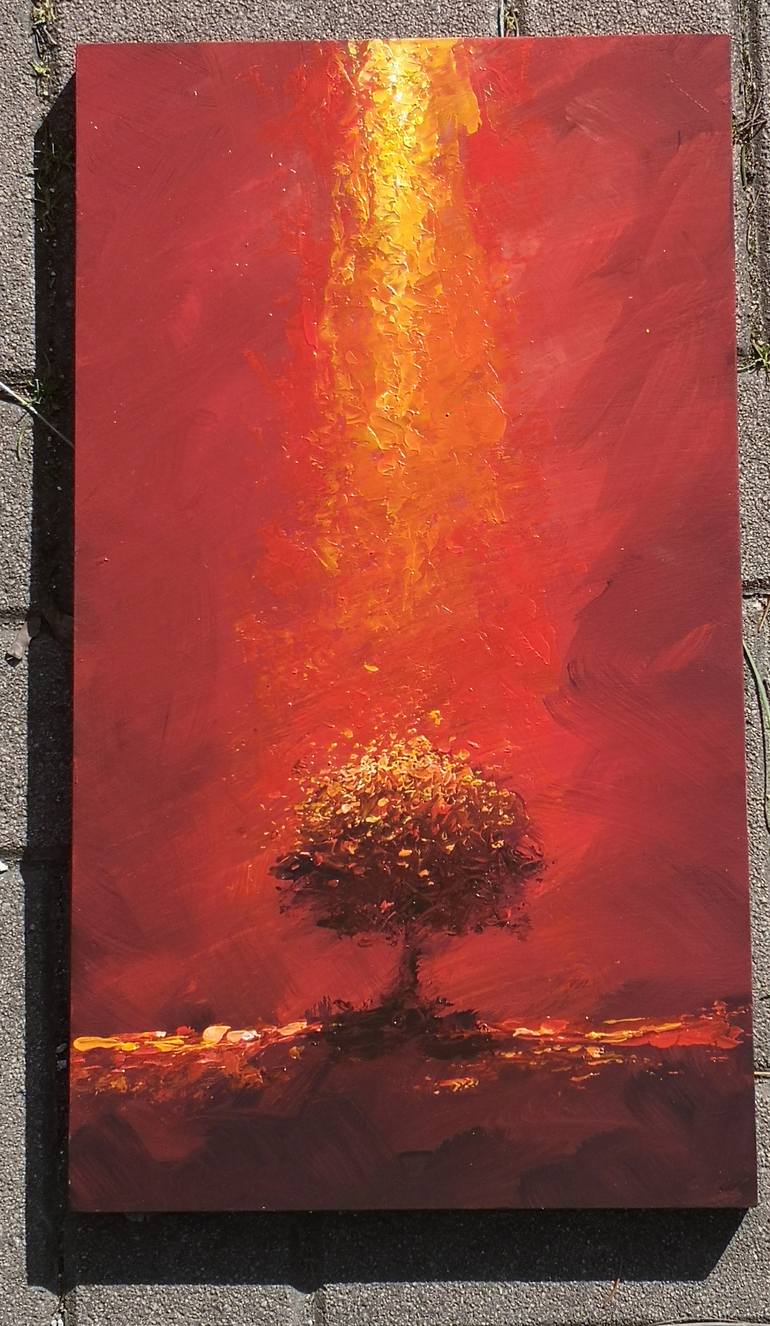 Original Tree Painting by Alessandro Piras