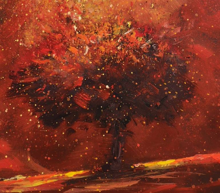 Original Abstract Landscape Painting by Alessandro Piras