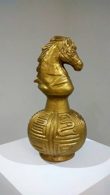 Original Conceptual Horse Sculpture by Winston Rubio