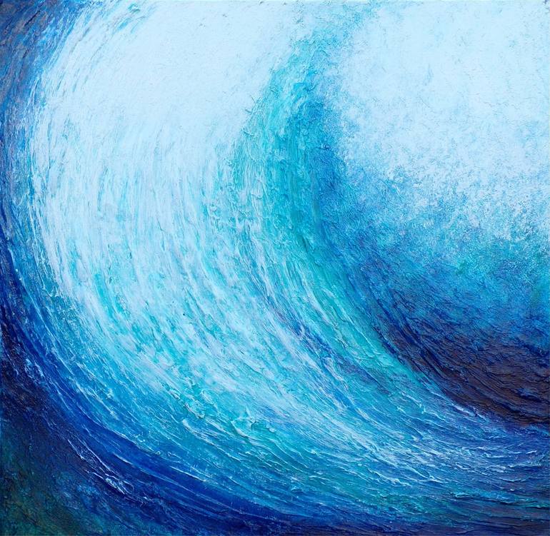 Listening to the Waves Painting by David Munroe | Saatchi Art