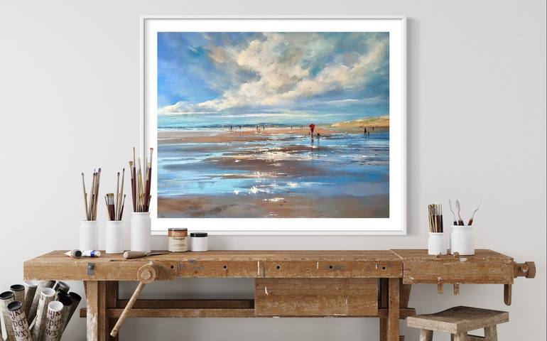 Original Beach Mixed Media by Ewa Czarniecka