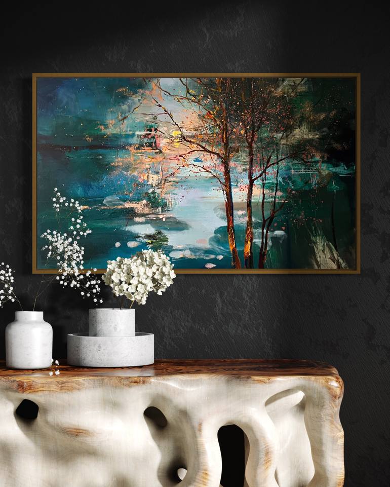 Original Contemporary Abstract Painting by Ewa Czarniecka