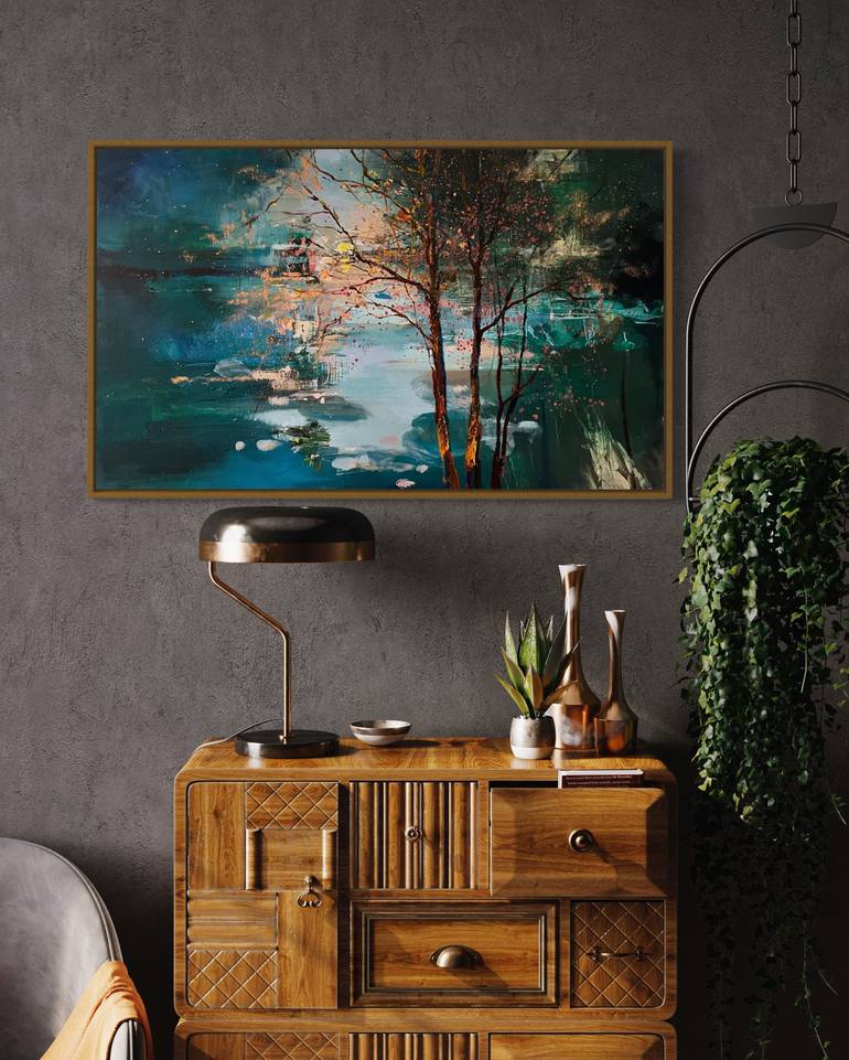 Original Contemporary Abstract Painting by Ewa Czarniecka