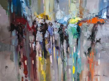 Rainbow Rain Paintings For Sale Saatchi Art