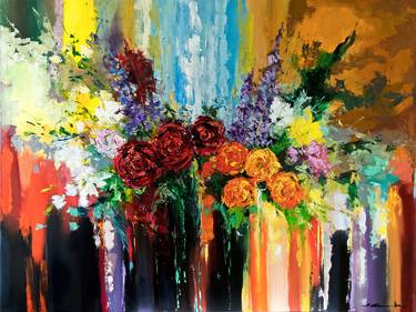 Original Floral Paintings by Ewa Czarniecka