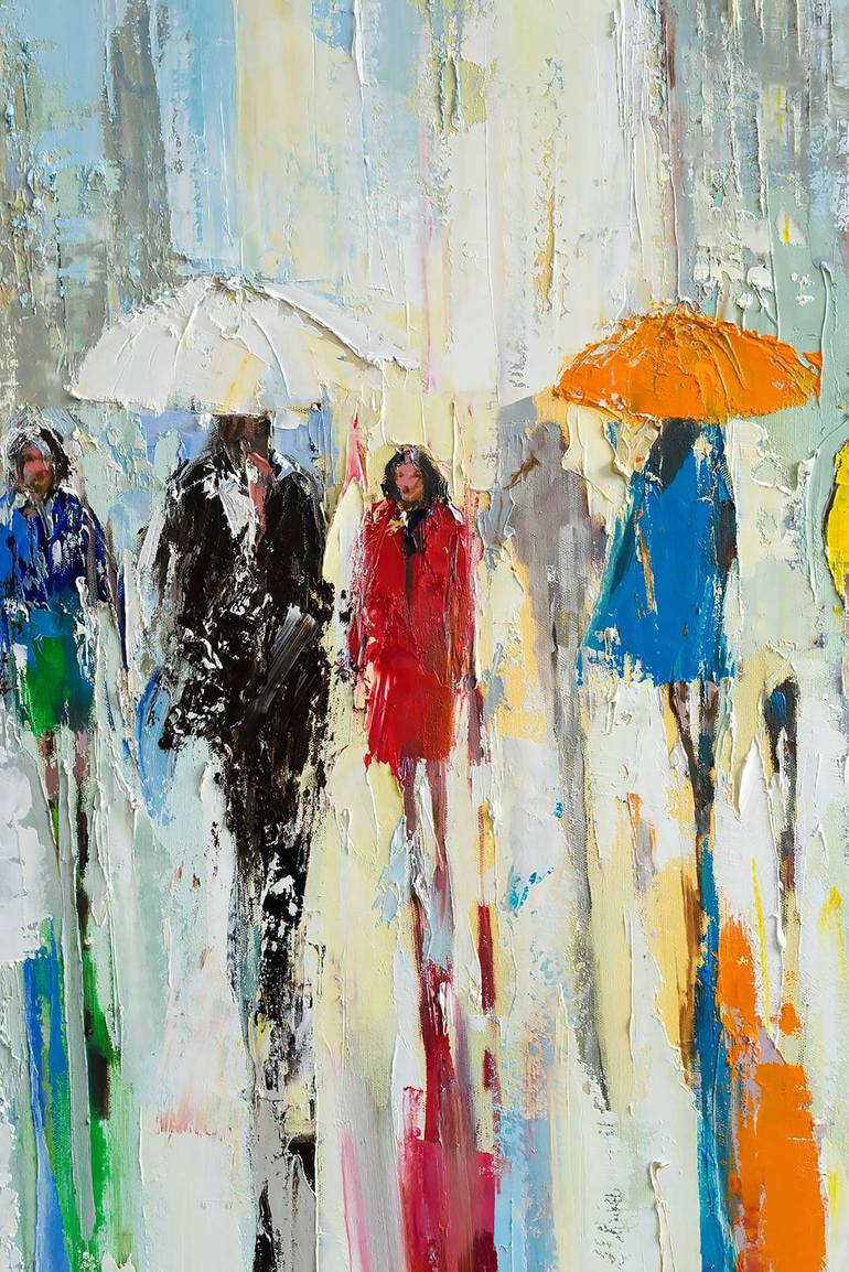 Original Abstract Painting by Ewa Czarniecka