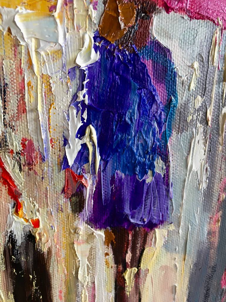 Original Abstract Landscape Painting by Ewa Czarniecka