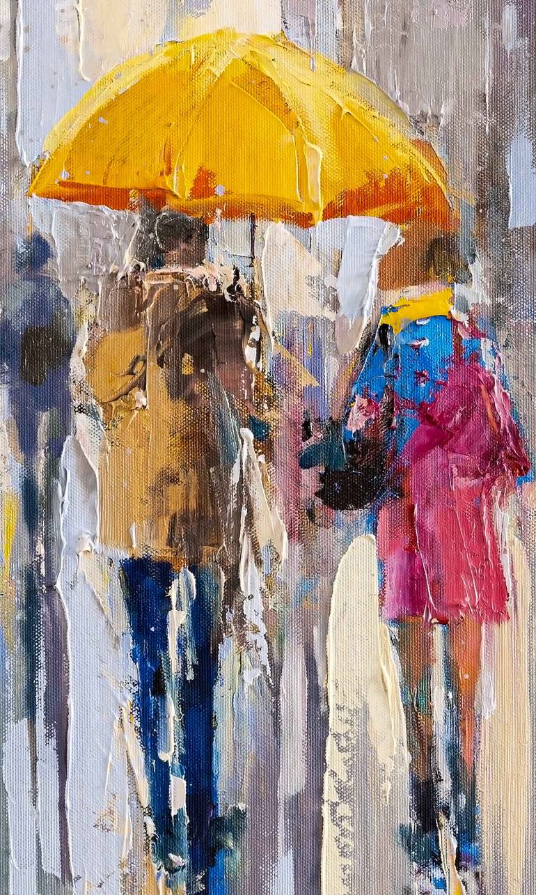 Original Abstract Expressionism Abstract Painting by Ewa Czarniecka