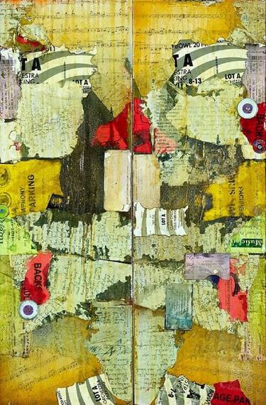 Print of Abstract Expressionism Abstract Collage by Mati Russo