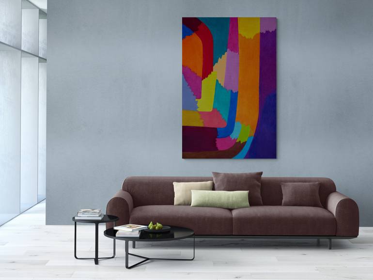 Original Abstract Expressionism Abstract Painting by Ivan Stoyanov