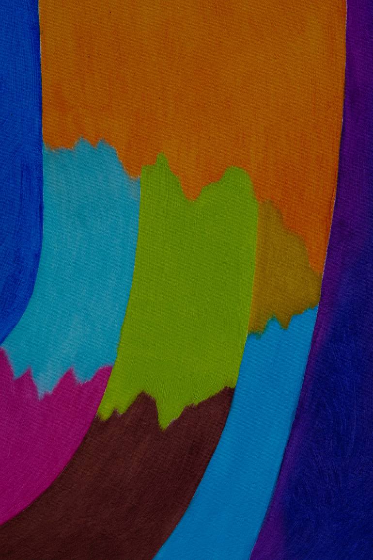 Original Abstract Expressionism Abstract Painting by Ivan Stoyanov