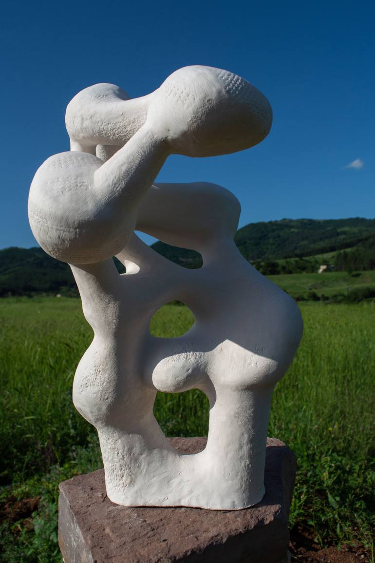 Original Modernism Abstract Sculpture by Ivan Stoyanov