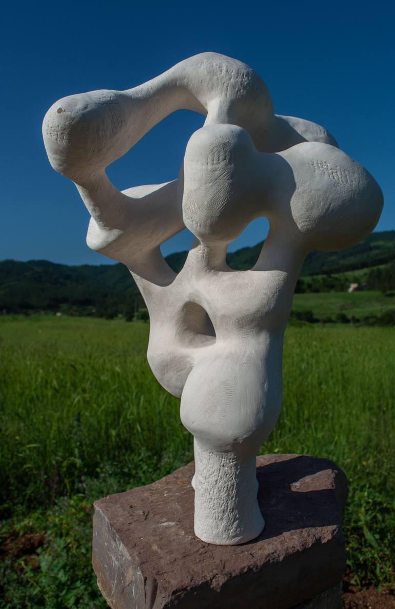 Original Modernism Abstract Sculpture by Ivan Stoyanov