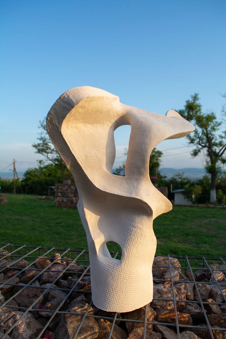 Original Modernism Abstract Sculpture by Ivan Stoyanov