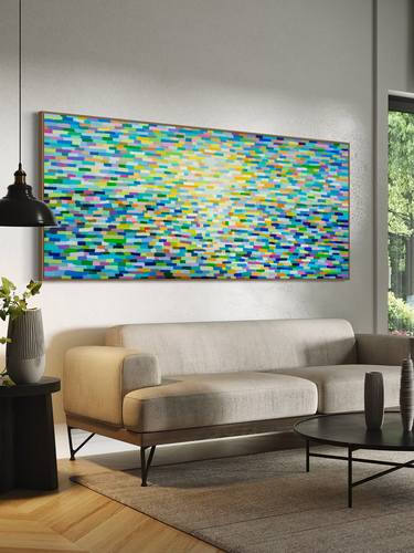 Original Abstract Expressionism Abstract Painting by Ivan Stoyanov