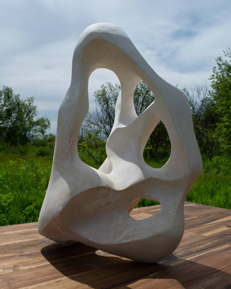 Original Modernism Abstract Sculpture by Ivan Stoyanov