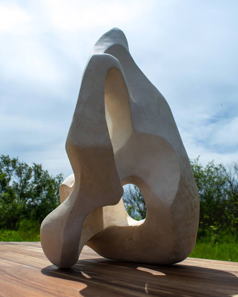 Original Modernism Abstract Sculpture by Ivan Stoyanov