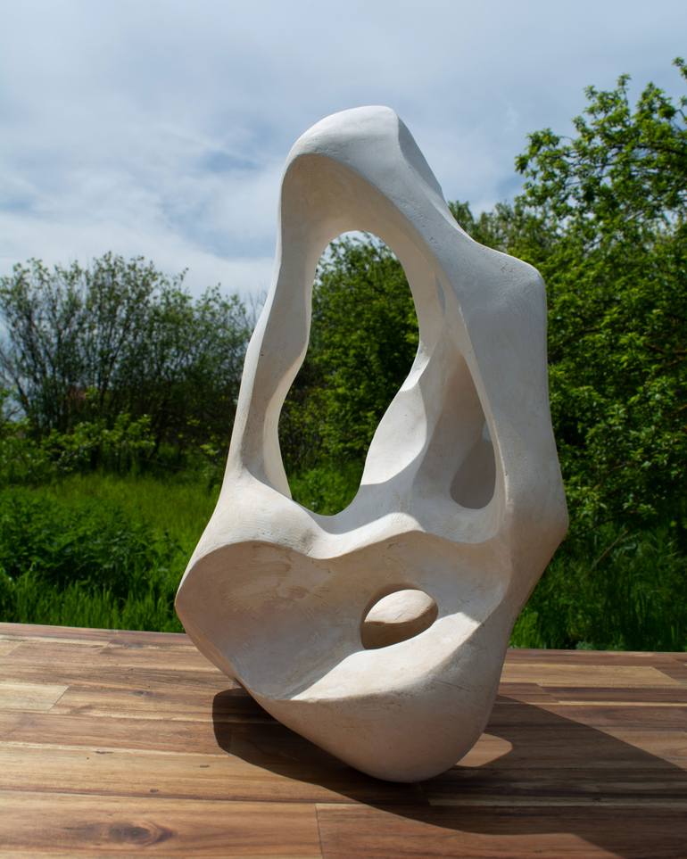 Original Modernism Abstract Sculpture by Ivan Stoyanov
