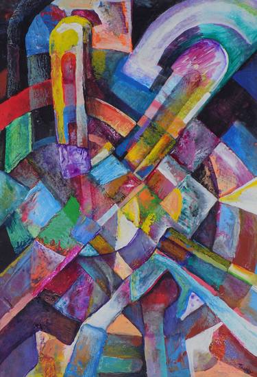 Print of Abstract Paintings by Ivan Stoyanov