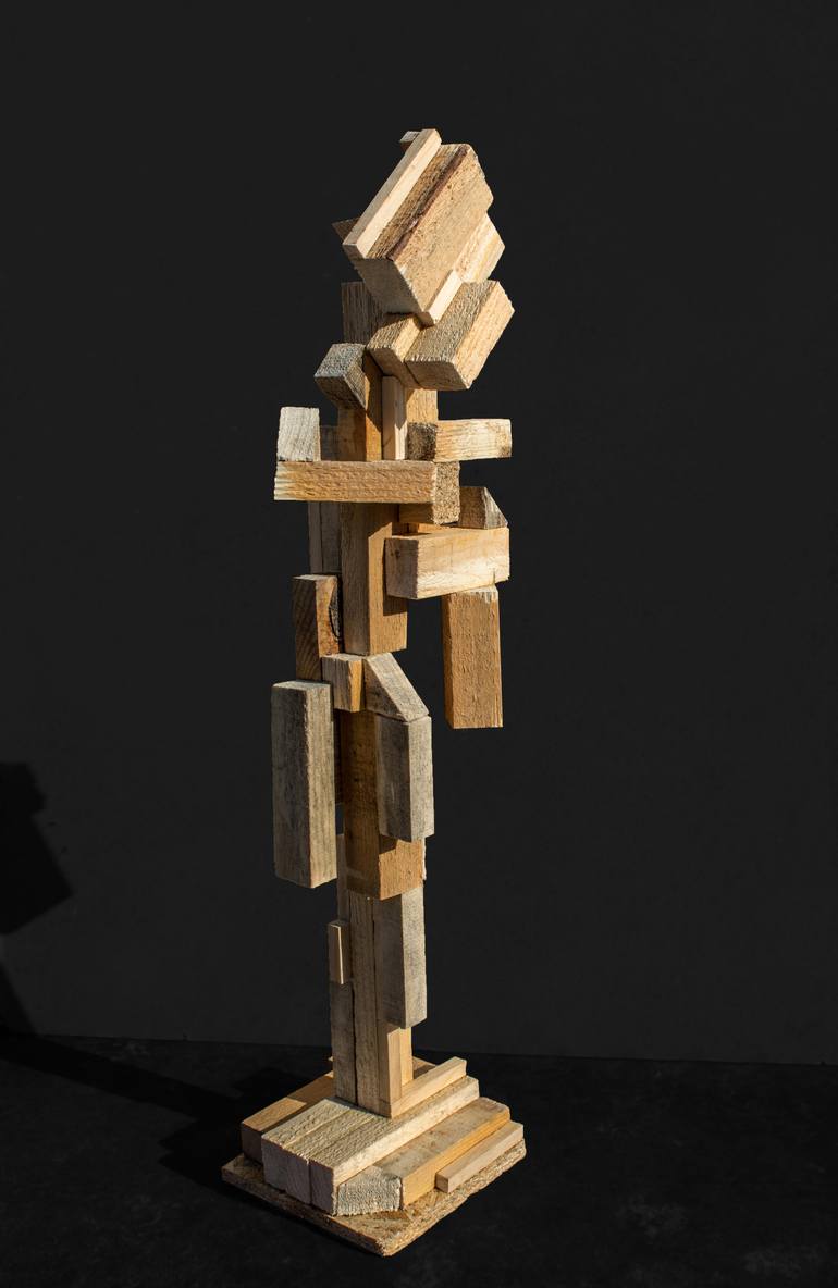 Original Cubism Abstract Sculpture by Ivan Stoyanov