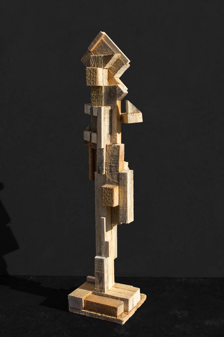 Original Cubism Abstract Sculpture by Ivan Stoyanov