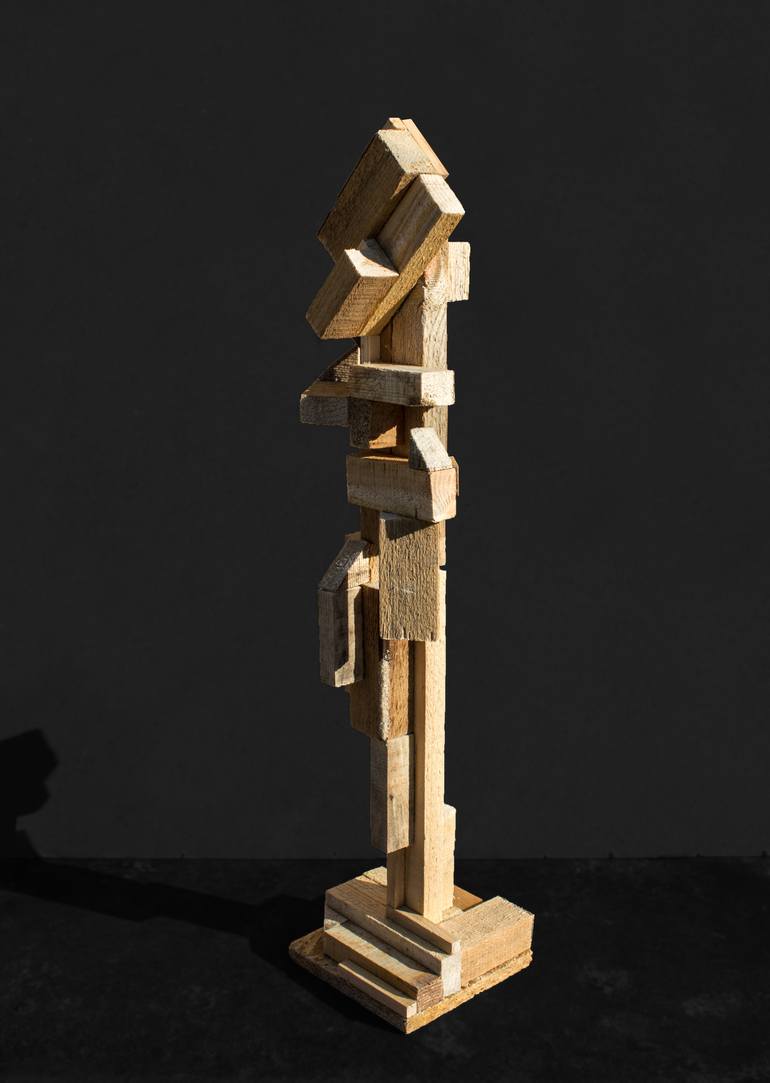 Original Cubism Abstract Sculpture by Ivan Stoyanov